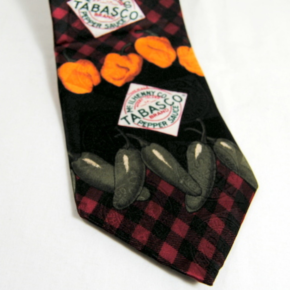 Tabasco 100% Silk Tie Peppers